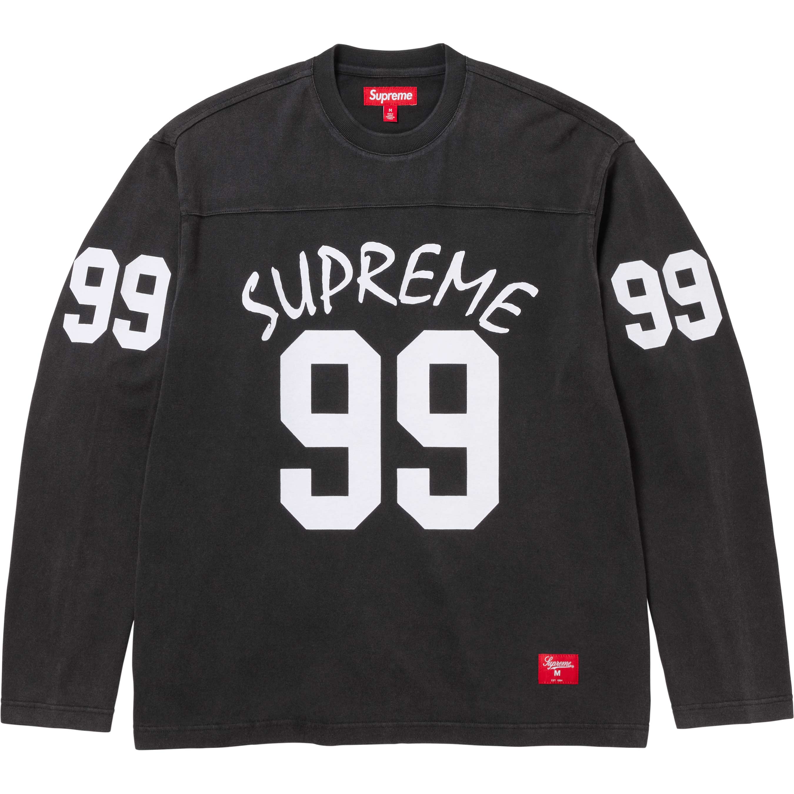 Supreme 99 L S Football Top black 24ss - シャツ
