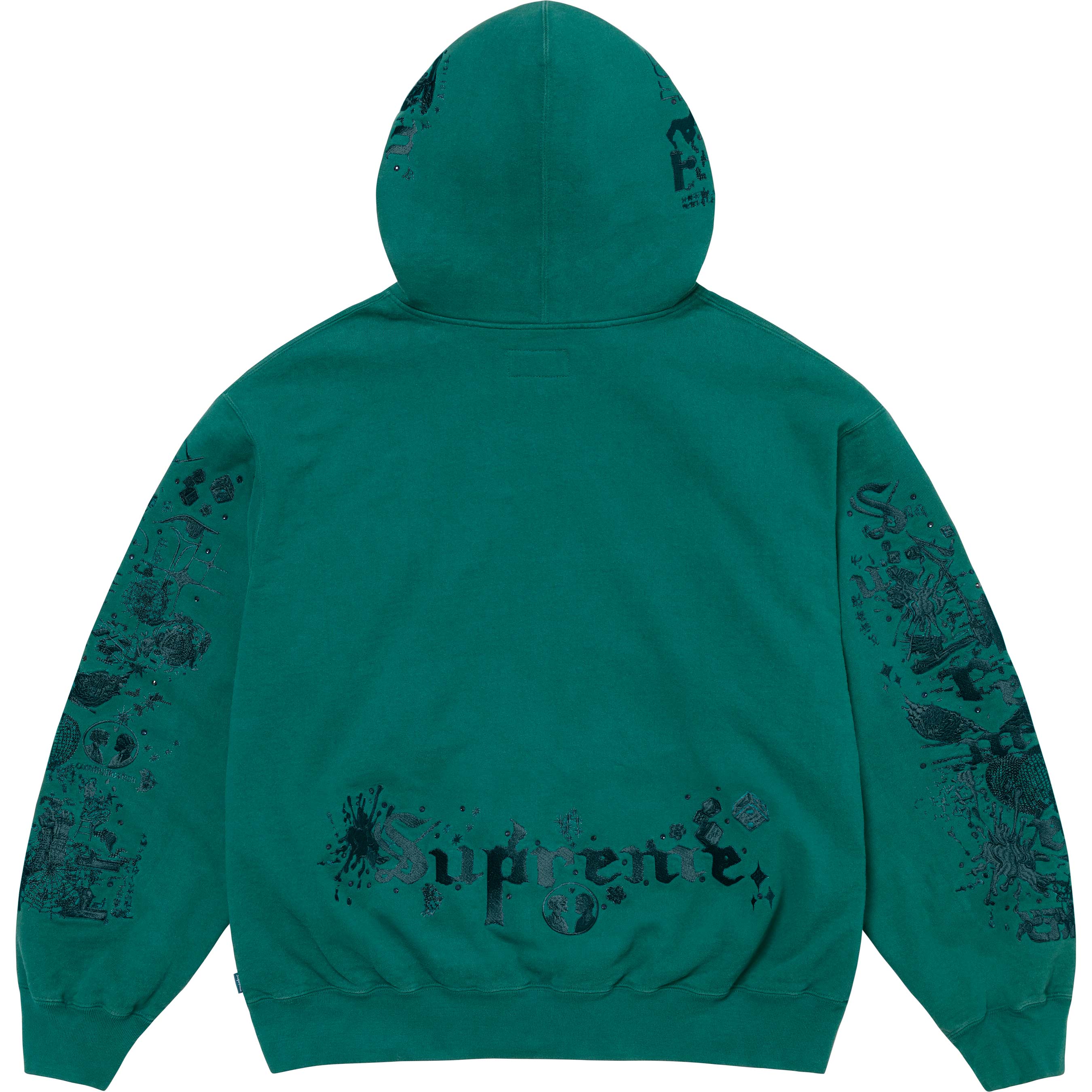AOI Zip Up Hooded Sweatshirt - spring summer 2024 - Supreme