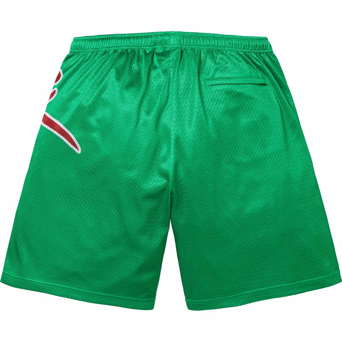 Details on Big Script Mesh Short Green from spring summer
                                                    2024 (Price is $110)