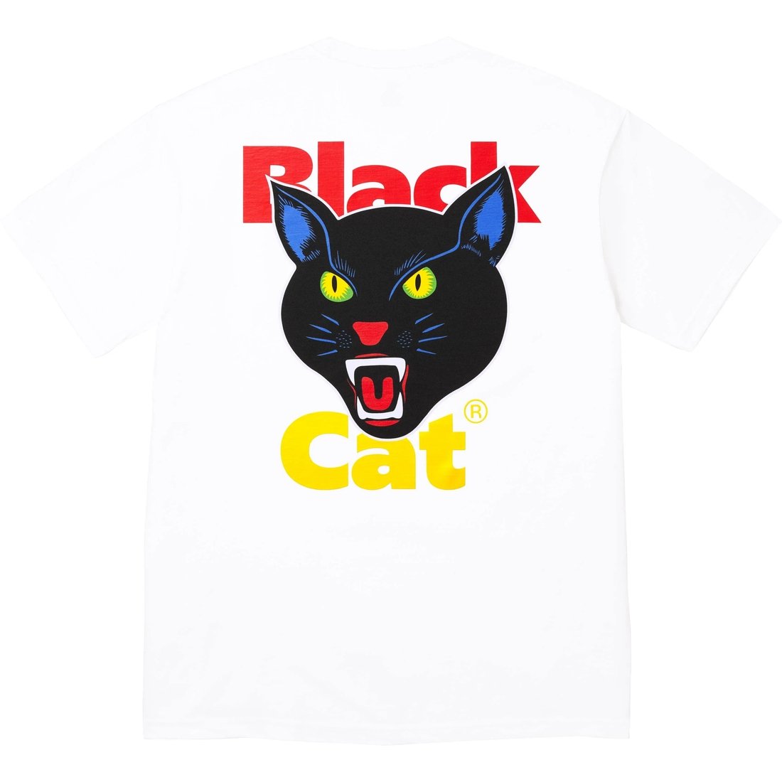 Details on Black Cat Tee White from spring summer
                                                    2024 (Price is $44)