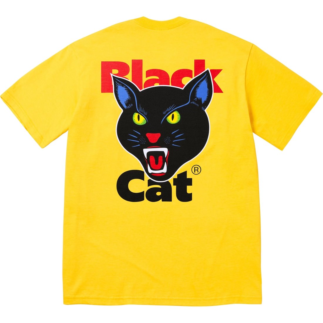 Details on Black Cat Tee Yellow from spring summer
                                                    2024 (Price is $44)