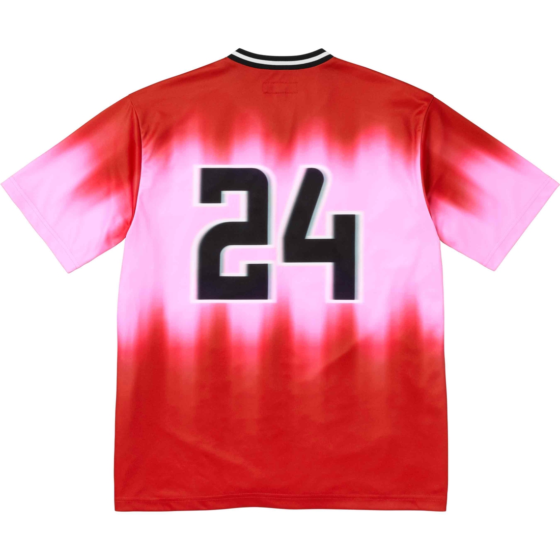 Details on Blur Soccer Jersey Red from spring summer
                                                    2024 (Price is $98)
