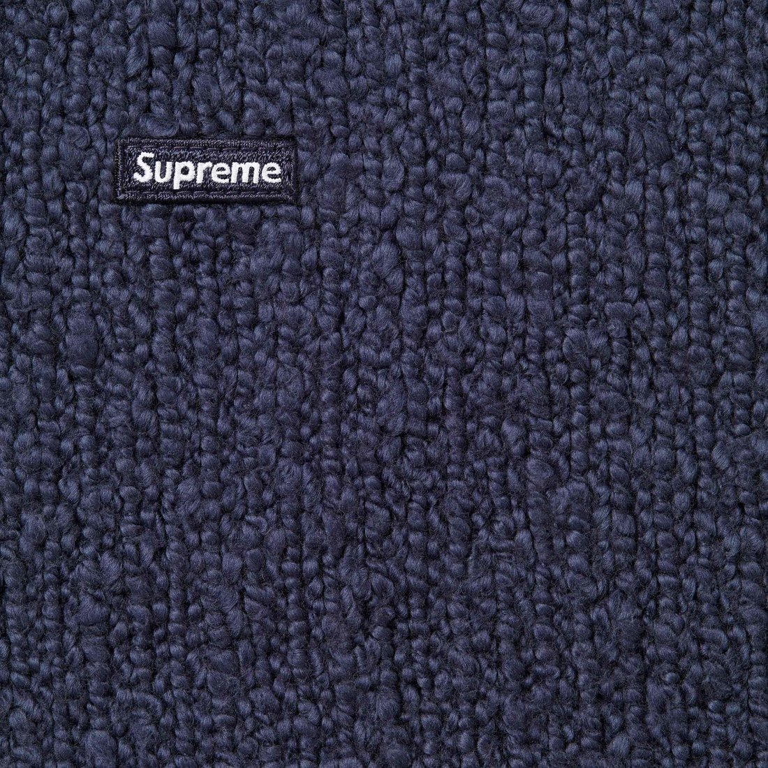 Details on Bouclé Small Box Sweater Navy from spring summer
                                                    2024 (Price is $148)