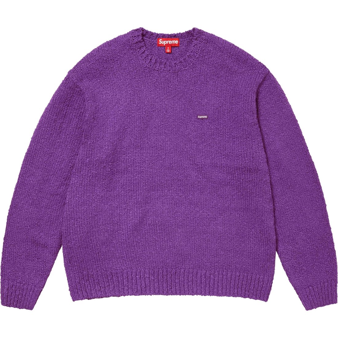 Details on Bouclé Small Box Sweater Purple from spring summer
                                                    2024 (Price is $148)