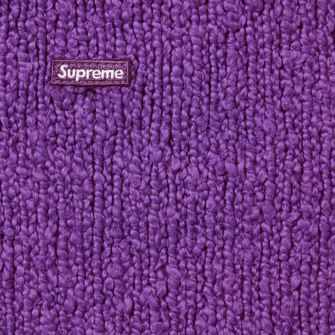 Details on Bouclé Small Box Sweater Purple from spring summer
                                                    2024 (Price is $148)