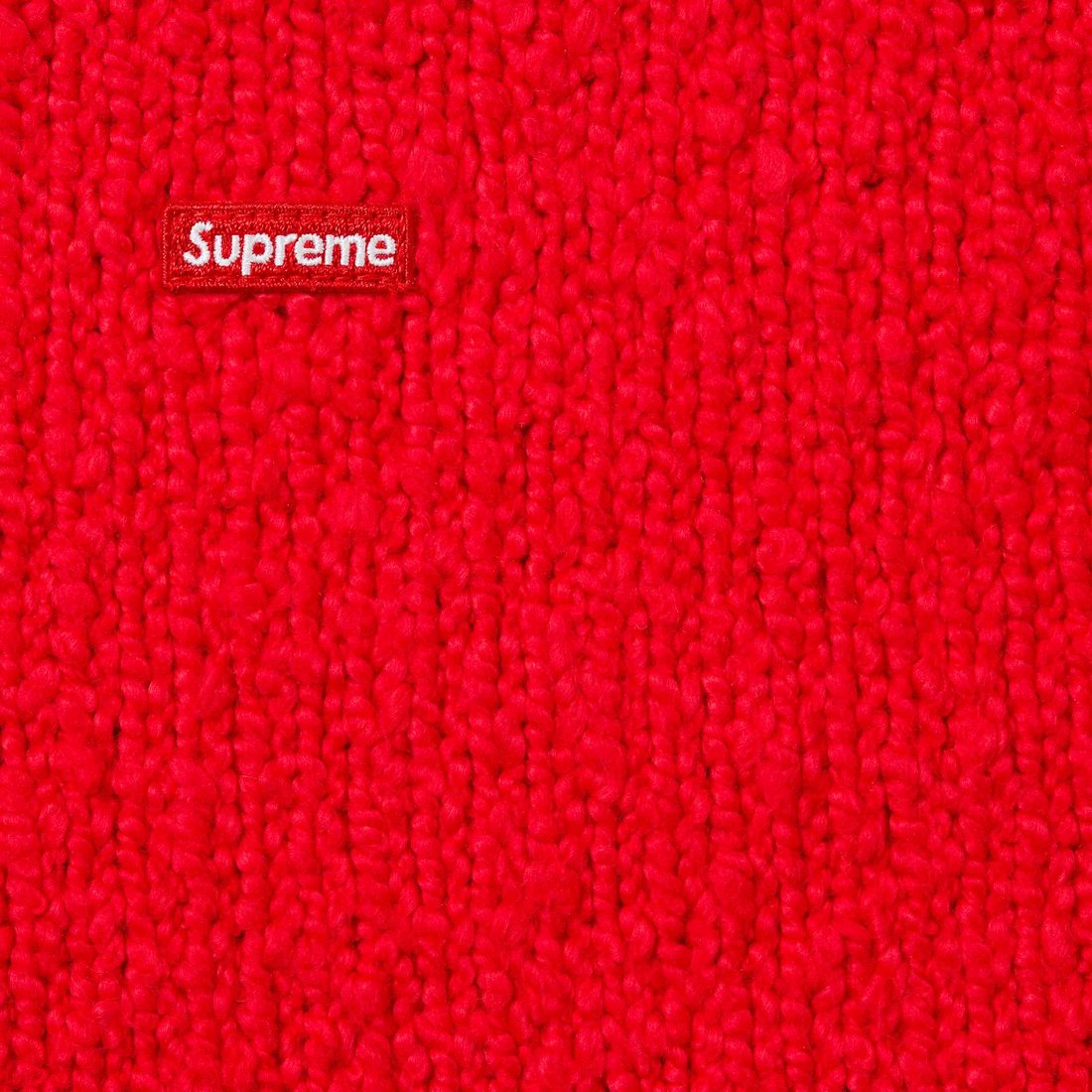 Details on Bouclé Small Box Sweater Red from spring summer
                                                    2024 (Price is $148)