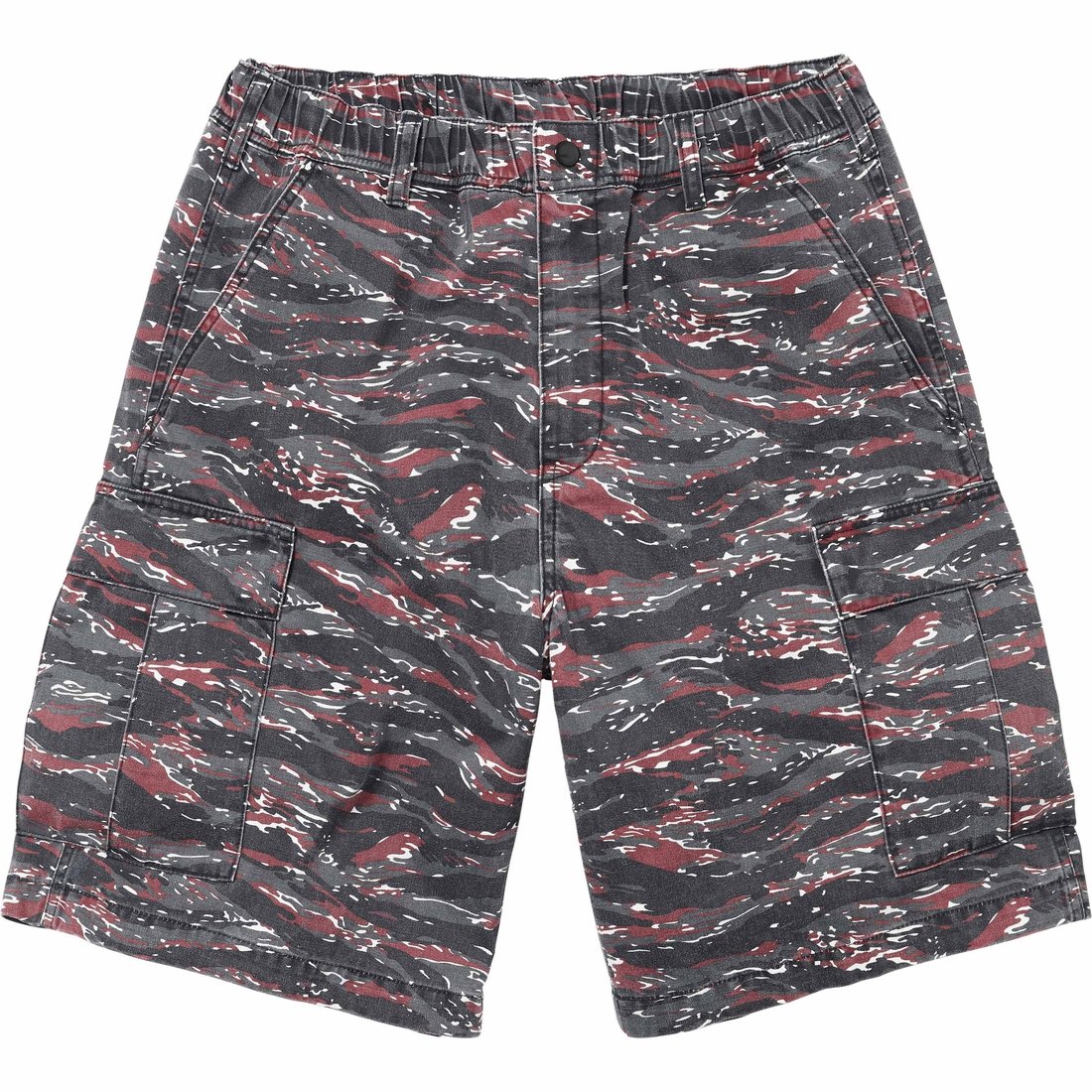 Details on Cargo Short Red Tiger Camo from spring summer
                                                    2024 (Price is $138)