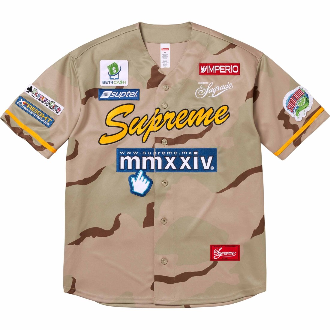 Details on Chosen One Baseball Jersey Desert Camo from spring summer
                                                    2024 (Price is $138)