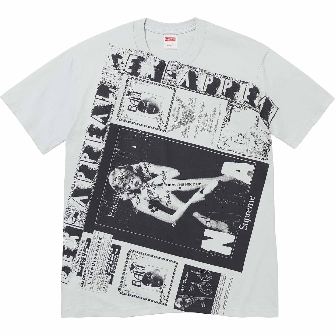 Details on Collage Tee Cement from spring summer
                                                    2024 (Price is $40)