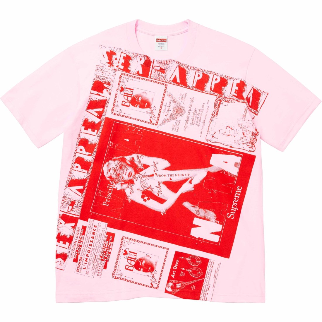 Details on Collage Tee Light Pink from spring summer
                                                    2024 (Price is $40)