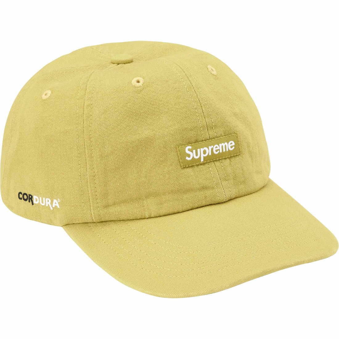 Details on Cordura Denim Small Box 6-Panel Yellow from spring summer
                                                    2024 (Price is $54)