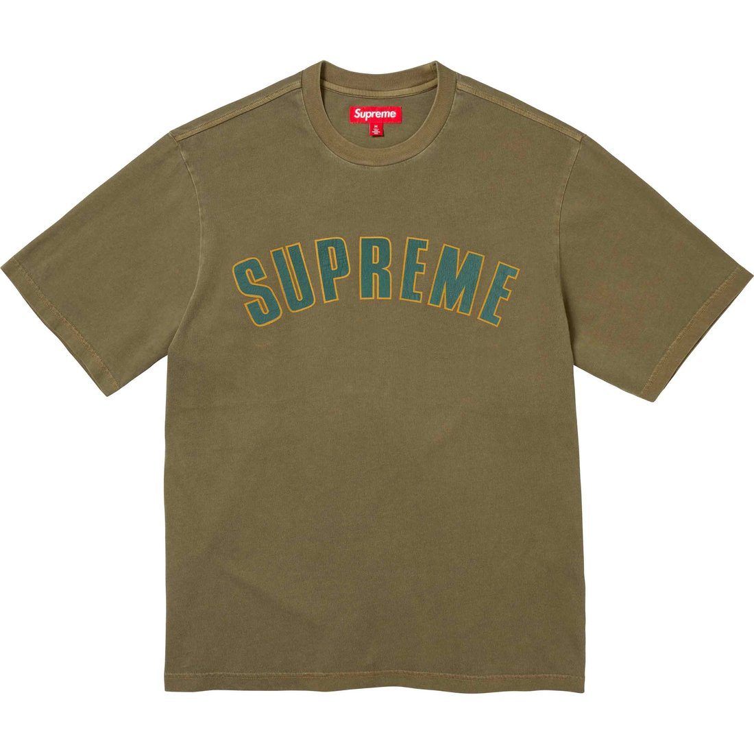 Details on Cracked Arc S S Top Olive from spring summer
                                                    2024 (Price is $78)