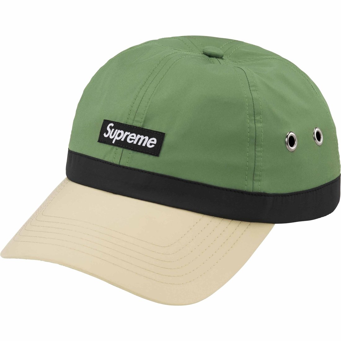 Details on Crown Band Nylon 6-Panel Olive from spring summer
                                                    2024 (Price is $48)