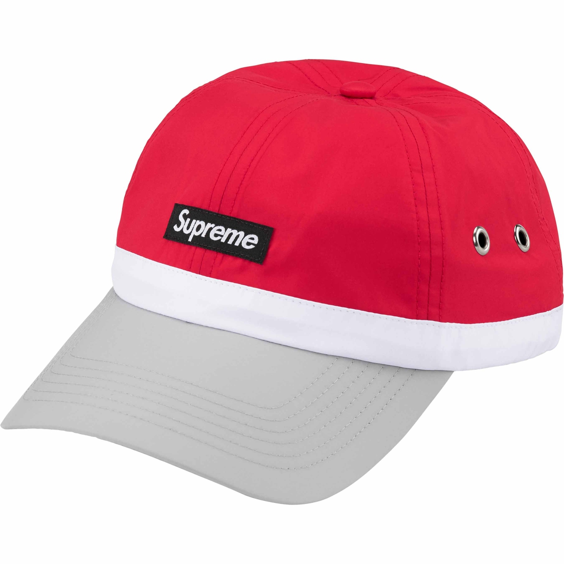 Details on Crown Band Nylon 6-Panel Red from spring summer
                                                    2024 (Price is $48)