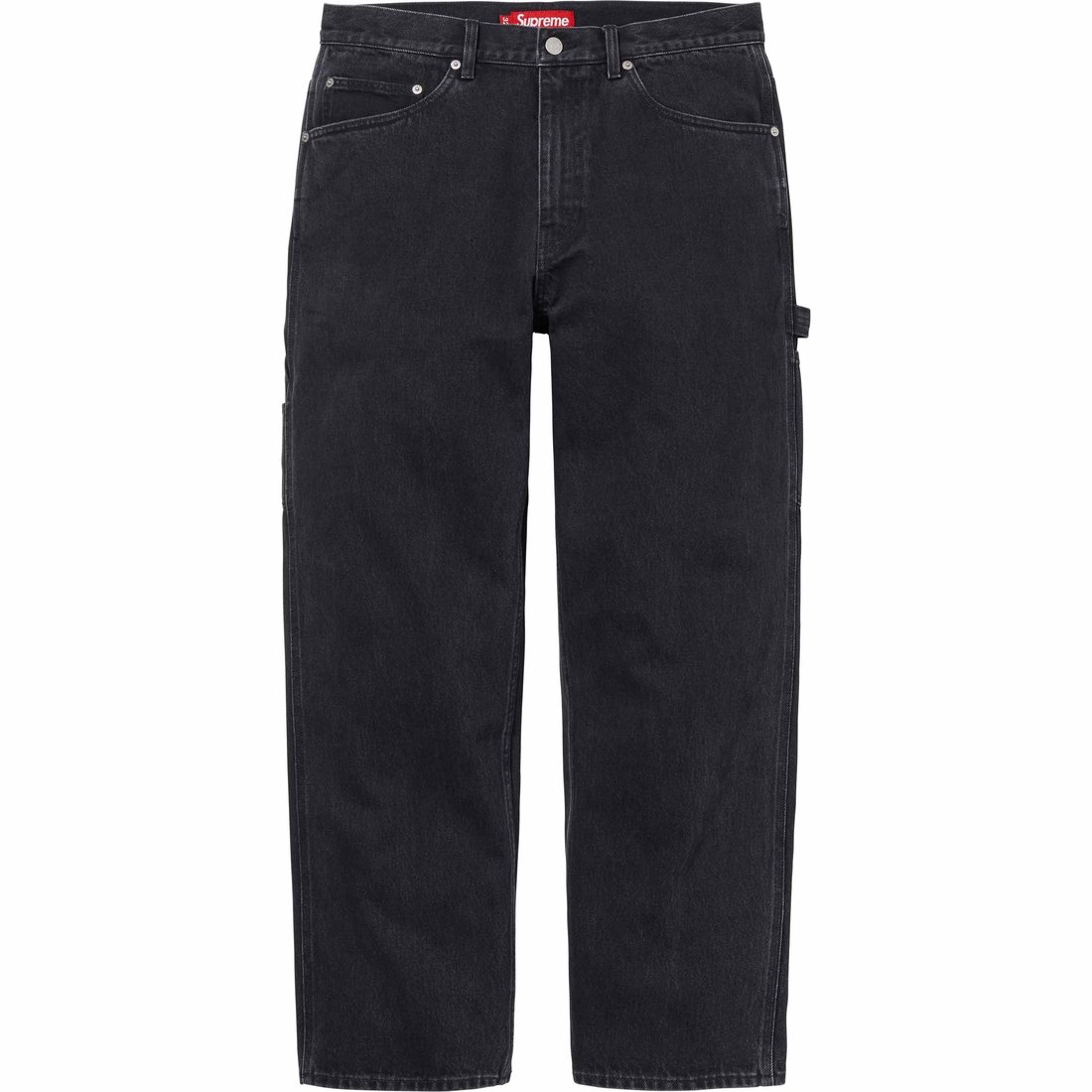 Details on Denim Painter Pant Black from spring summer
                                                    2024 (Price is $178)