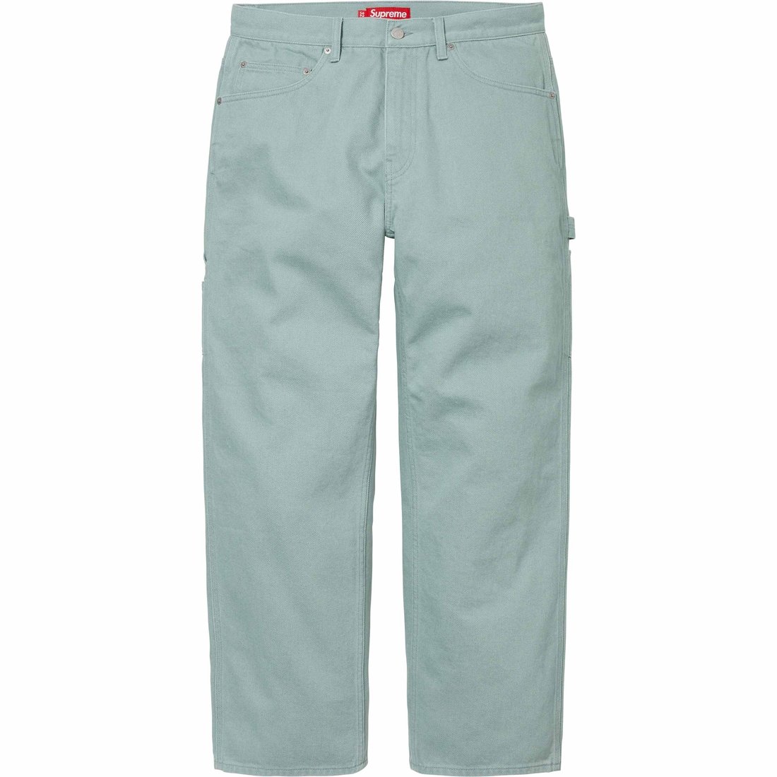 Details on Denim Painter Pant Mint from spring summer
                                                    2024 (Price is $178)