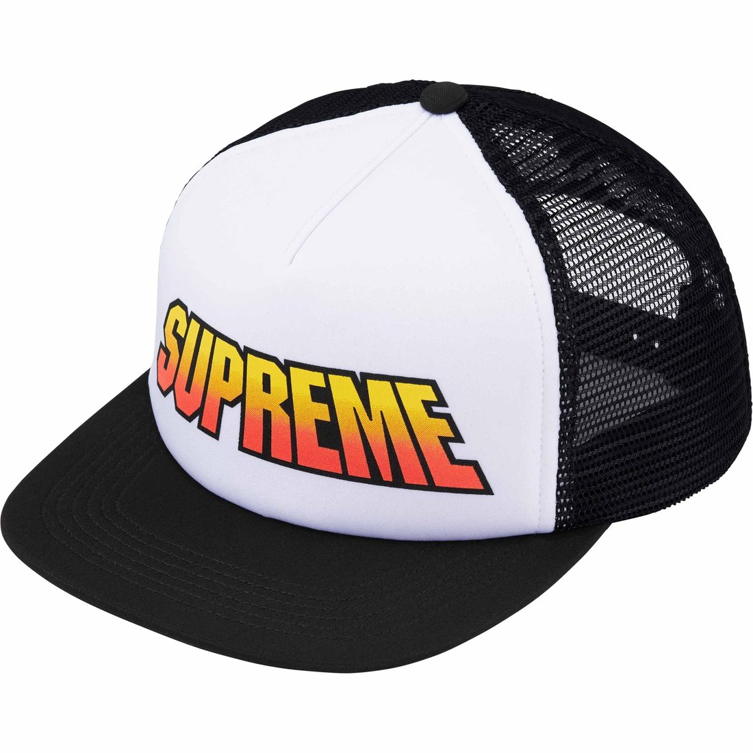 Details on Gradient Mesh Back 5-Panel Black from spring summer
                                                    2024 (Price is $48)