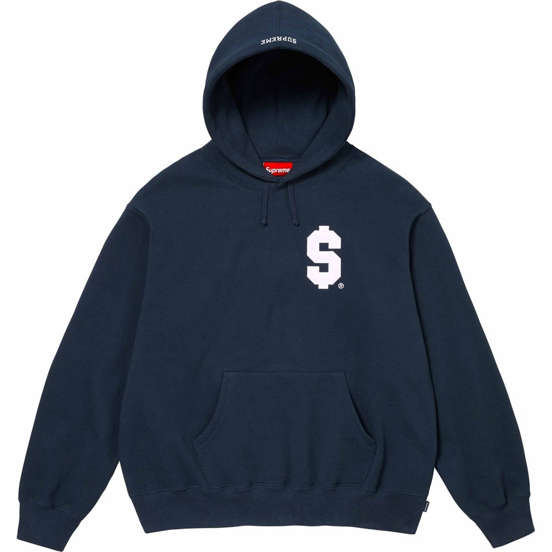 Details on $ Hooded Sweatshirt Navy from spring summer
                                                    2024 (Price is $158)