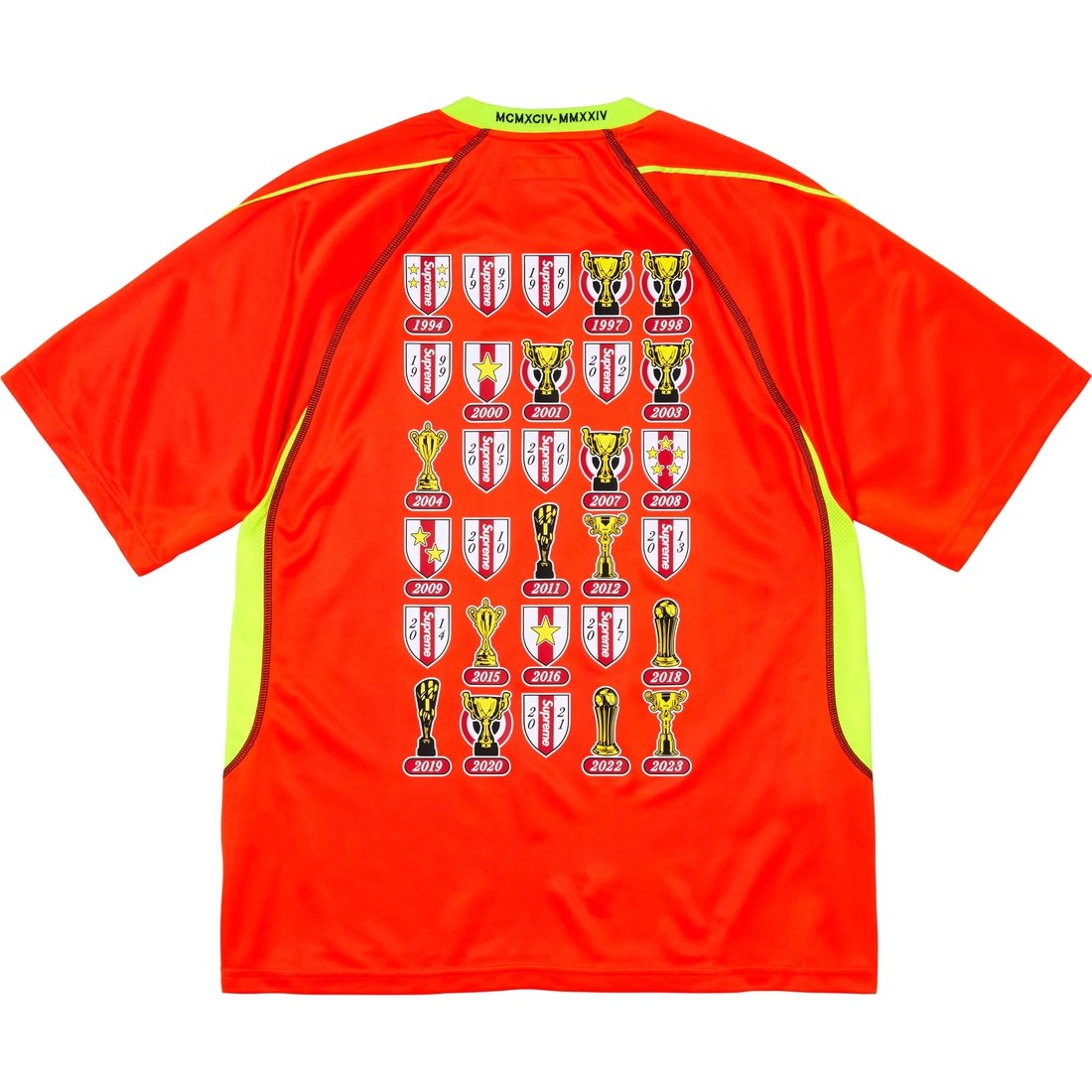 Details on Jacquard Soccer Jersey Orange from spring summer
                                                    2024 (Price is $110)