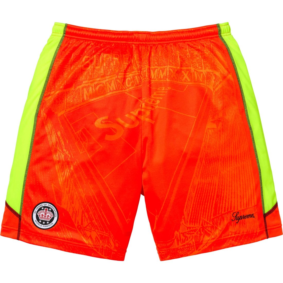 Details on Jacquard Soccer Short Orange from spring summer
                                                    2024 (Price is $98)