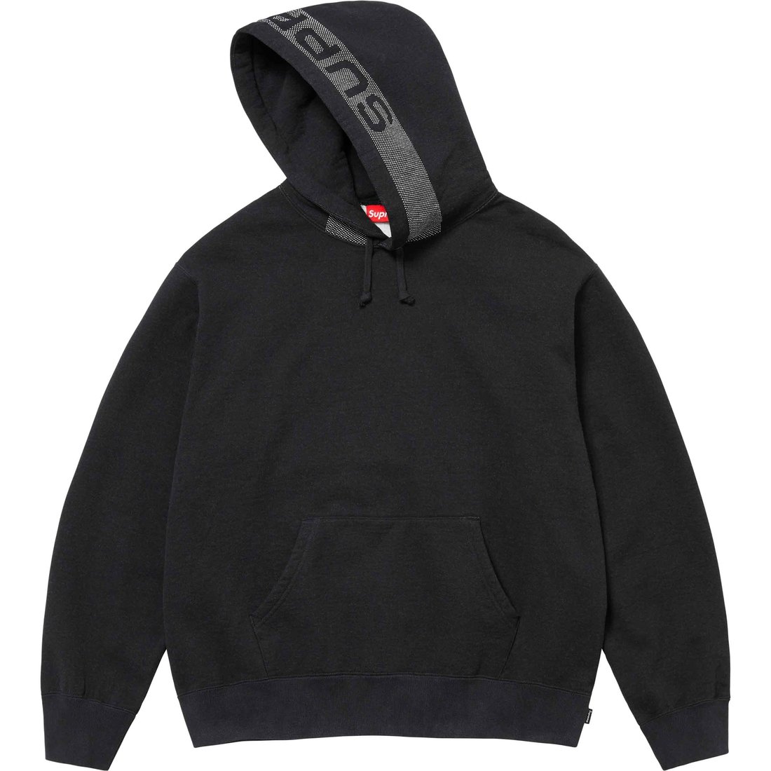 Details on Jacquard Stripe Hooded Sweatshirt Black from spring summer
                                                    2024 (Price is $158)
