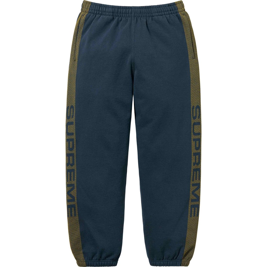 Details on Jacquard Stripe Sweatpant Navy from spring summer
                                                    2024 (Price is $148)