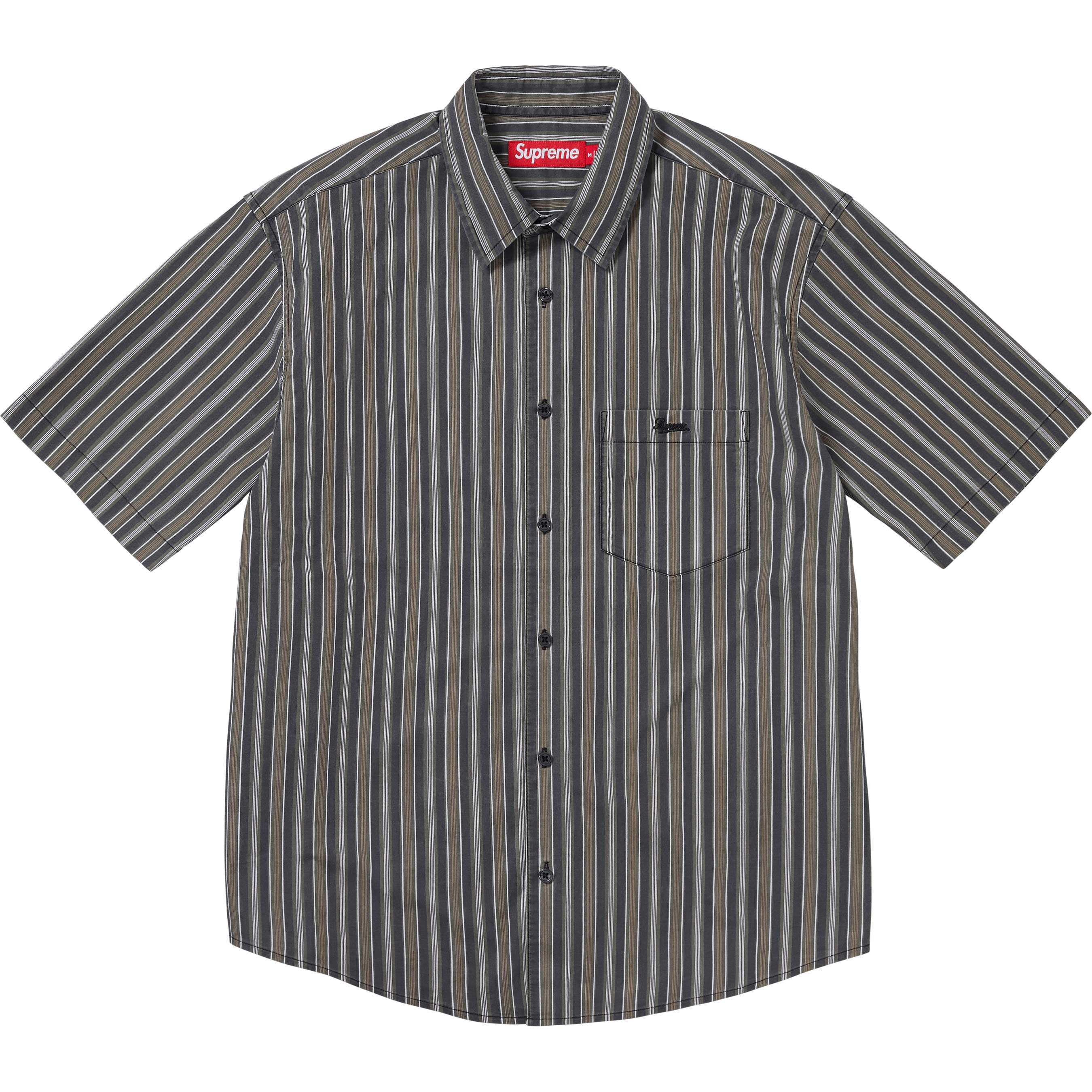Supreme Loose Fit Multi Stripe S/S ShirtサイズM