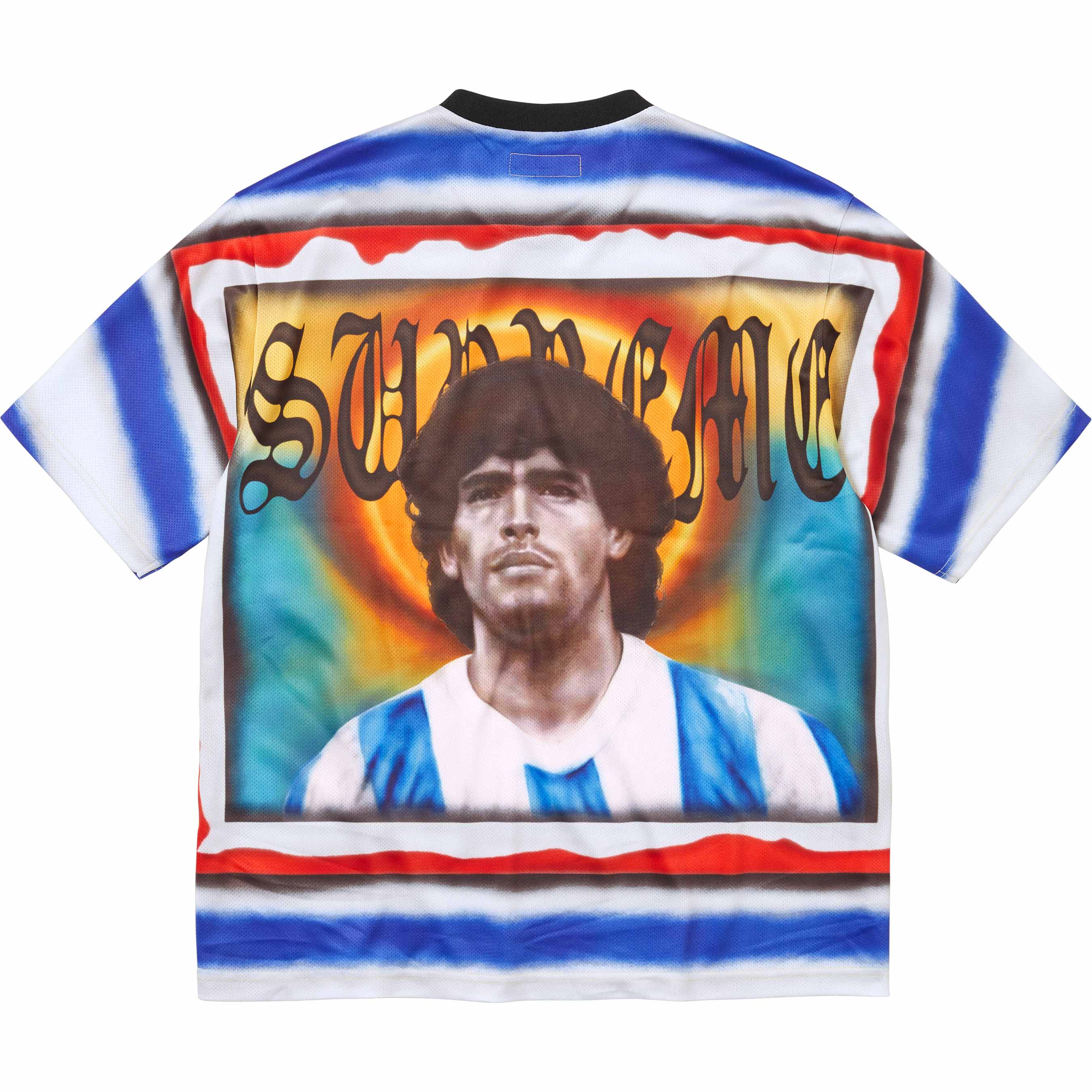 匿名発送送料無料Supreme Maradona Soccer Jersey  XL