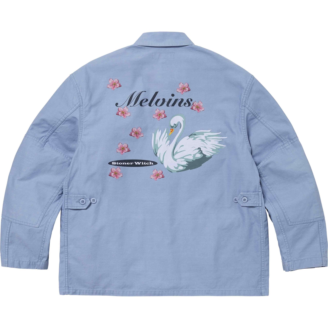 Details on Melvins BDU Jacket Light Blue from spring summer
                                                    2024 (Price is $228)