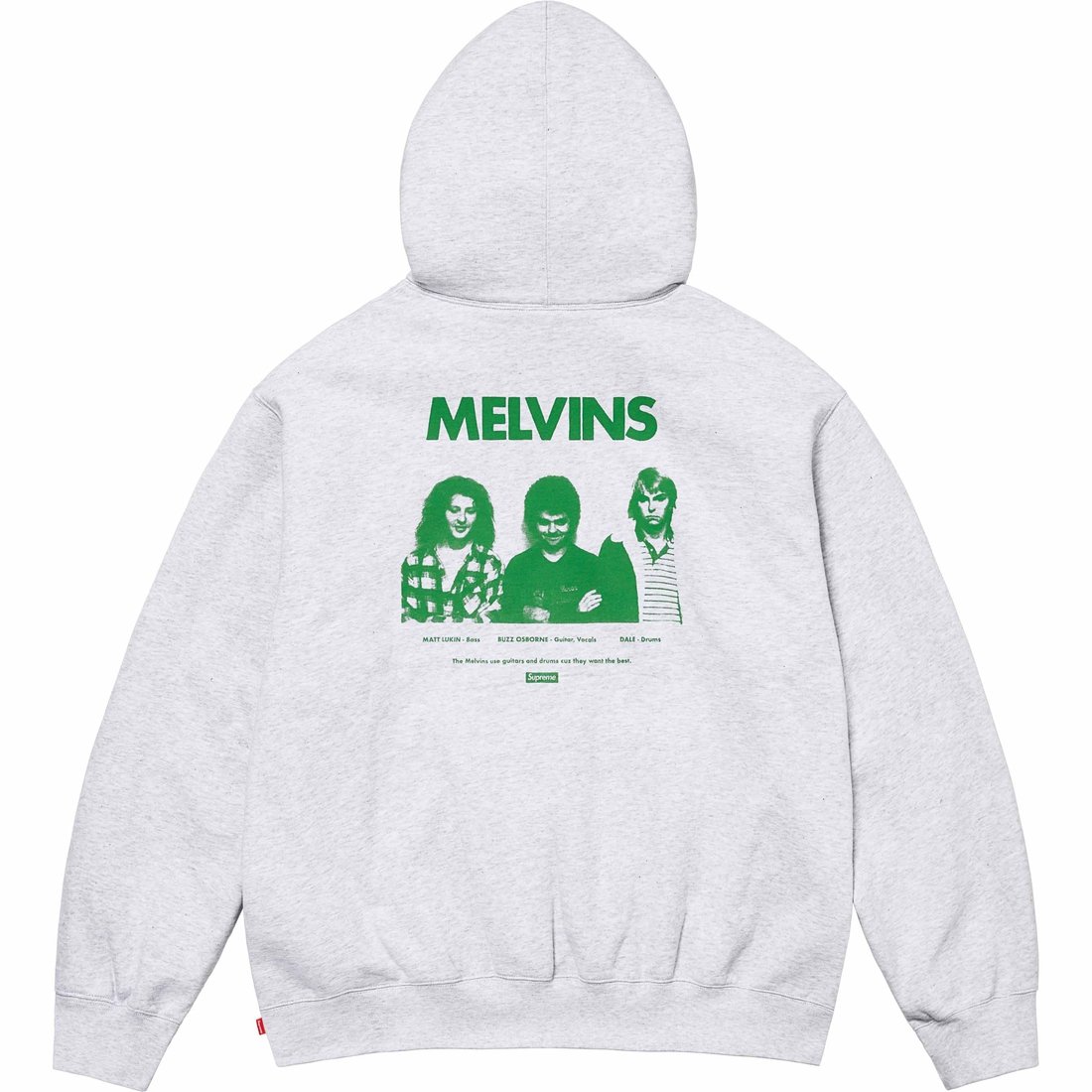 Details on Melvins Hooded Sweatshirt Ash Grey from spring summer
                                                    2024 (Price is $168)