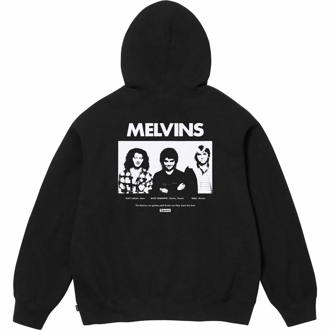 Details on Melvins Hooded Sweatshirt Black from spring summer
                                                    2024 (Price is $168)
