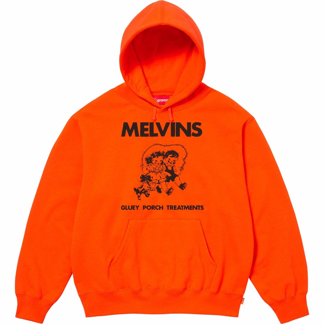 Details on Melvins Hooded Sweatshirt Bright Orange from spring summer
                                                    2024 (Price is $168)