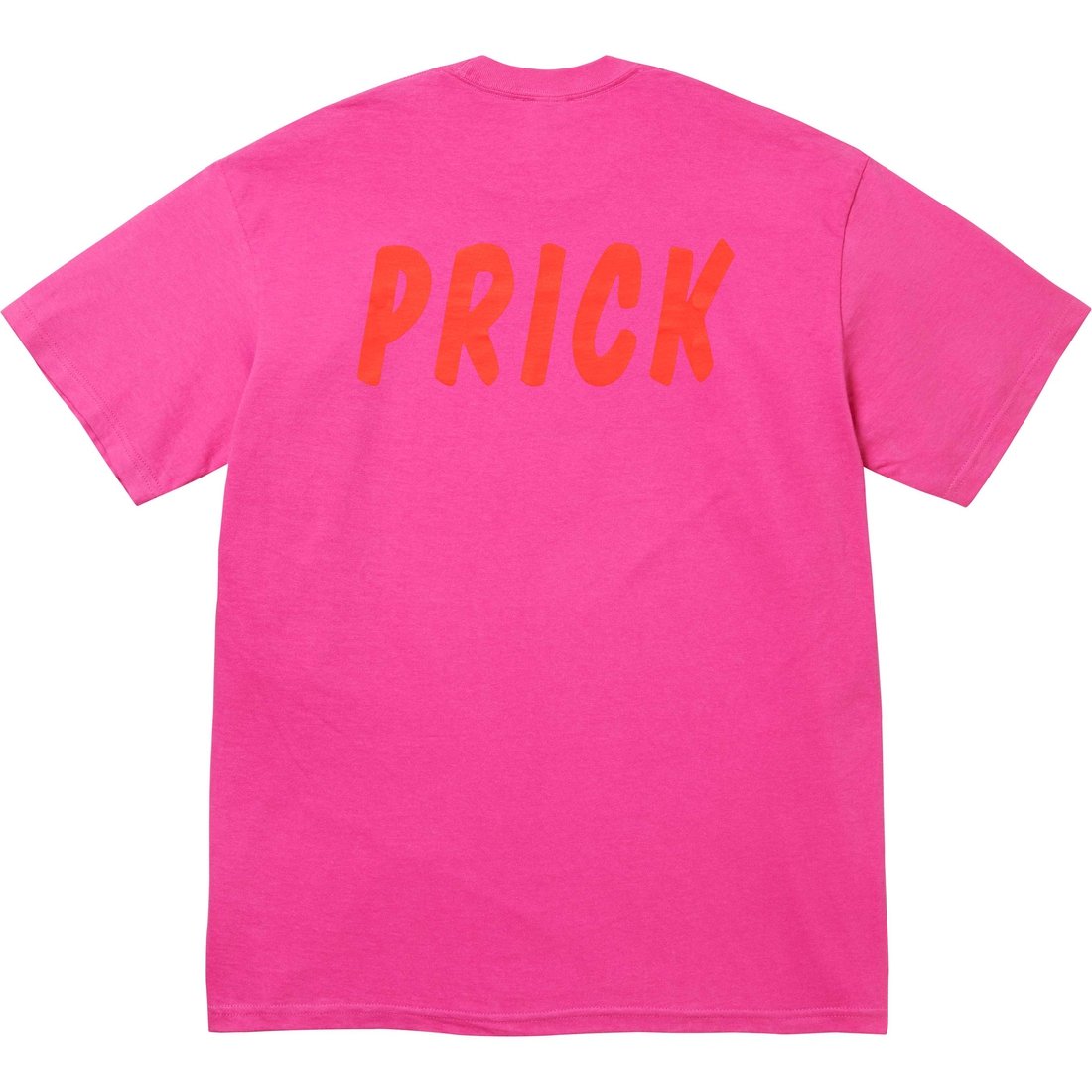 Details on Melvins Prick Tee Fuchsia from spring summer
                                                    2024 (Price is $48)