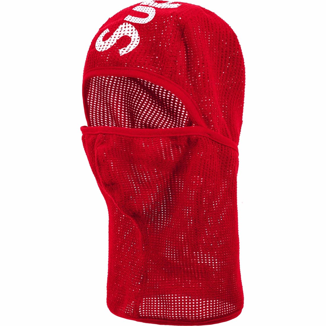 Details on Mesh Lightweight Balaclava Red from spring summer
                                                    2024 (Price is $36)