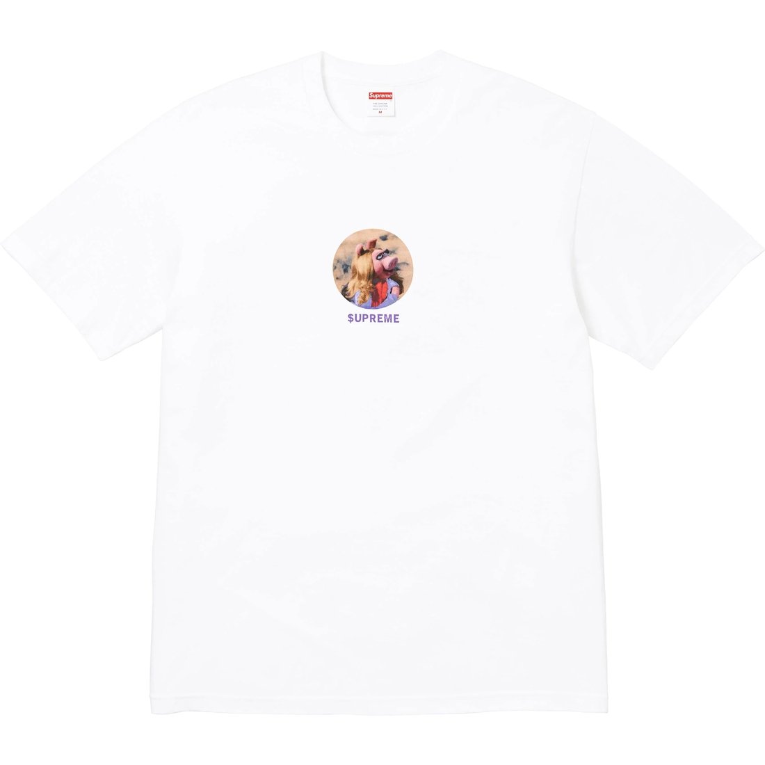 Details on Miss Piggy Tee White from spring summer
                                                    2024 (Price is $48)