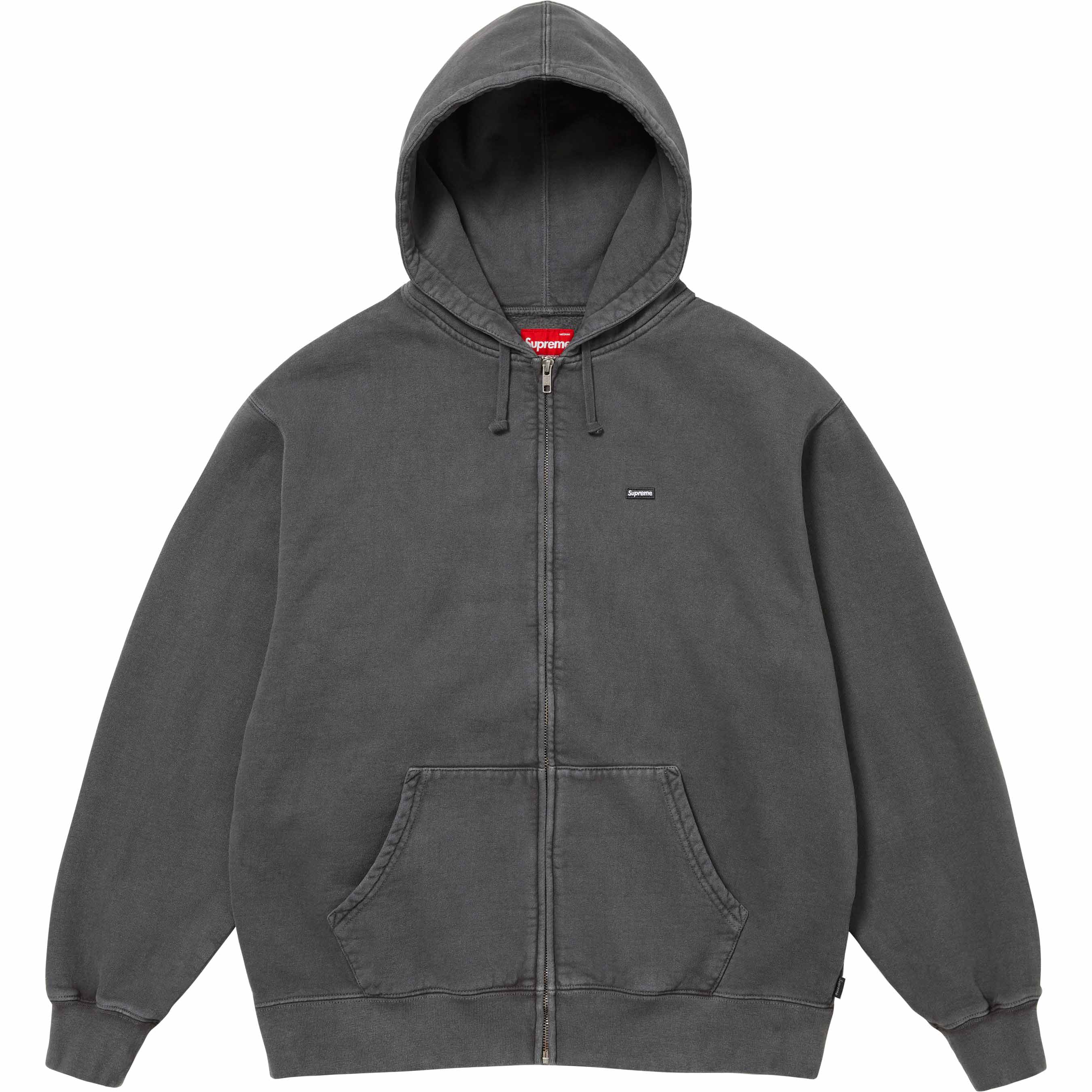 Overdyed Small Box Zip Up Hooded Sweatshirt - spring summer 2024 - Supreme