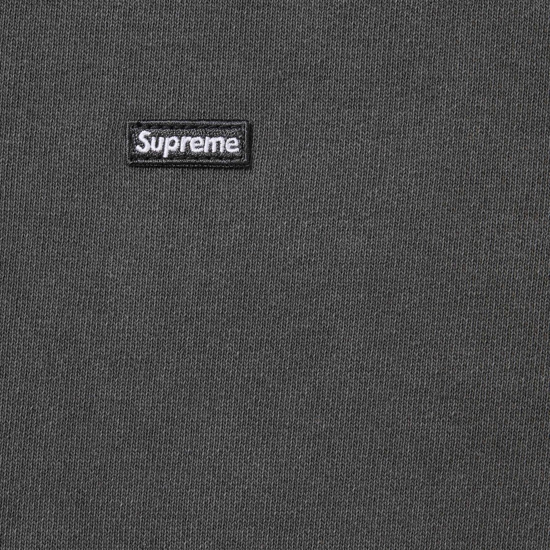 Details on Overdyed Small Box Zip Up Hooded Sweatshirt Black from spring summer
                                                    2024 (Price is $158)