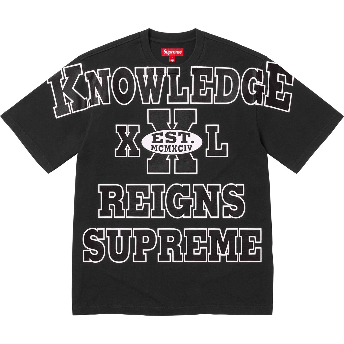 Details on Overprint Knowledge S S Top Black from spring summer
                                                    2024 (Price is $88)