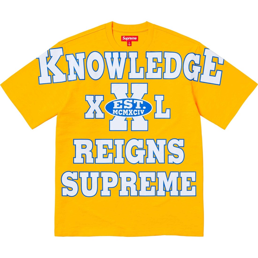 Details on Overprint Knowledge S S Top Gold from spring summer
                                                    2024 (Price is $88)