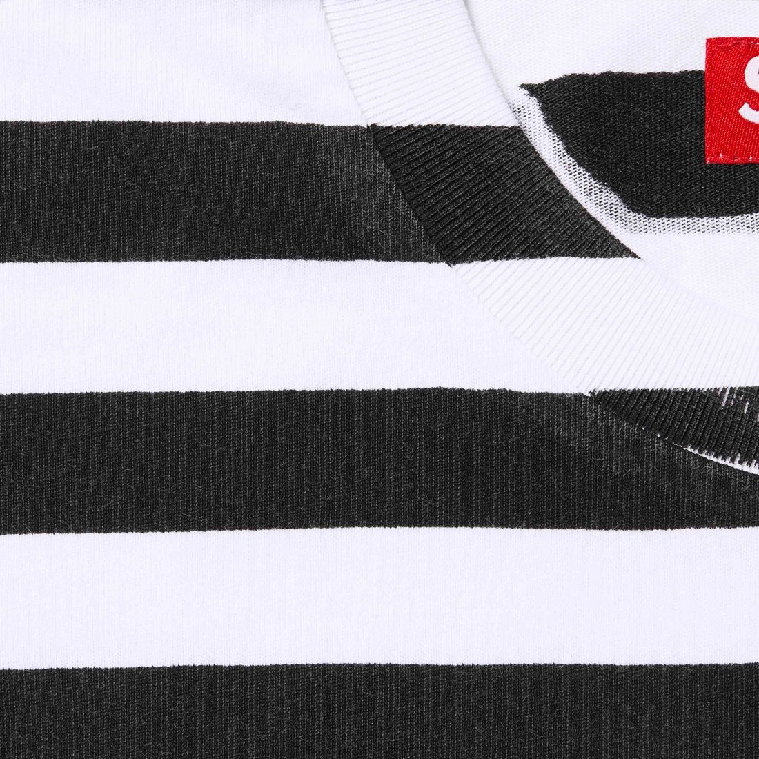 Details on Overprint Stripe S S Top Black from spring summer
                                                    2024 (Price is $88)