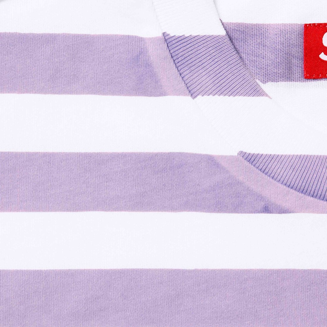 Details on Overprint Stripe S S Top Lavender from spring summer
                                                    2024 (Price is $88)
