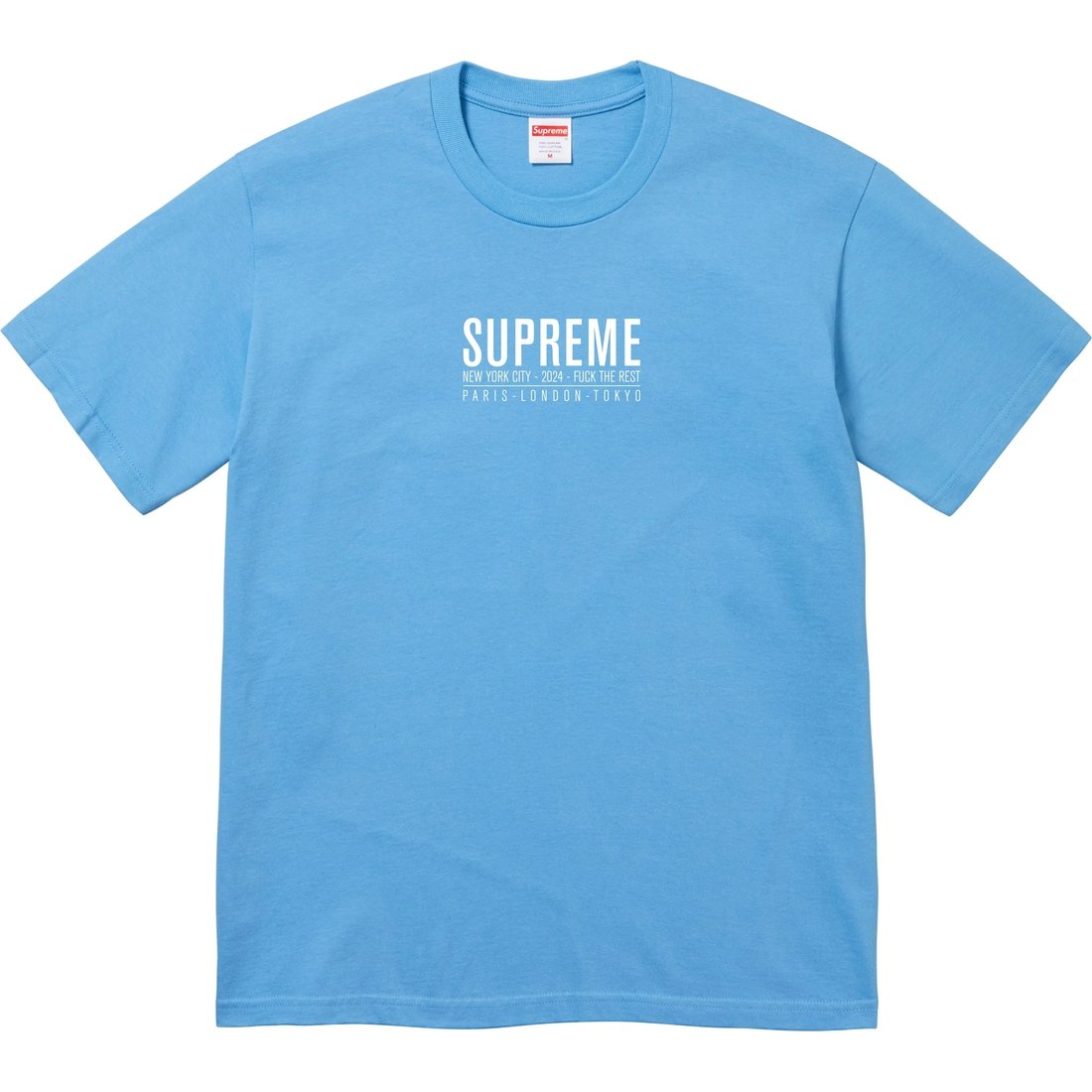 Details on Paris Tee Bright Blue from spring summer
                                                    2024 (Price is $40)