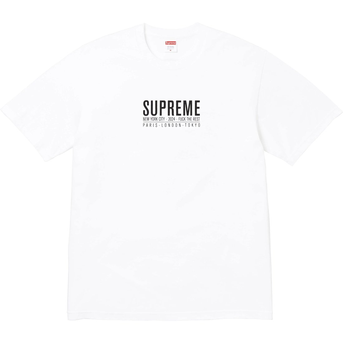 Details on Paris Tee White from spring summer
                                                    2024 (Price is $40)