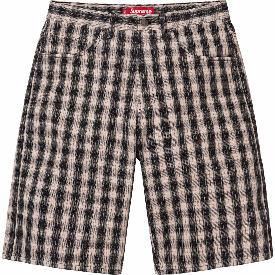 Details on Plaid Baggy Short Black from spring summer
                                                    2024 (Price is $148)