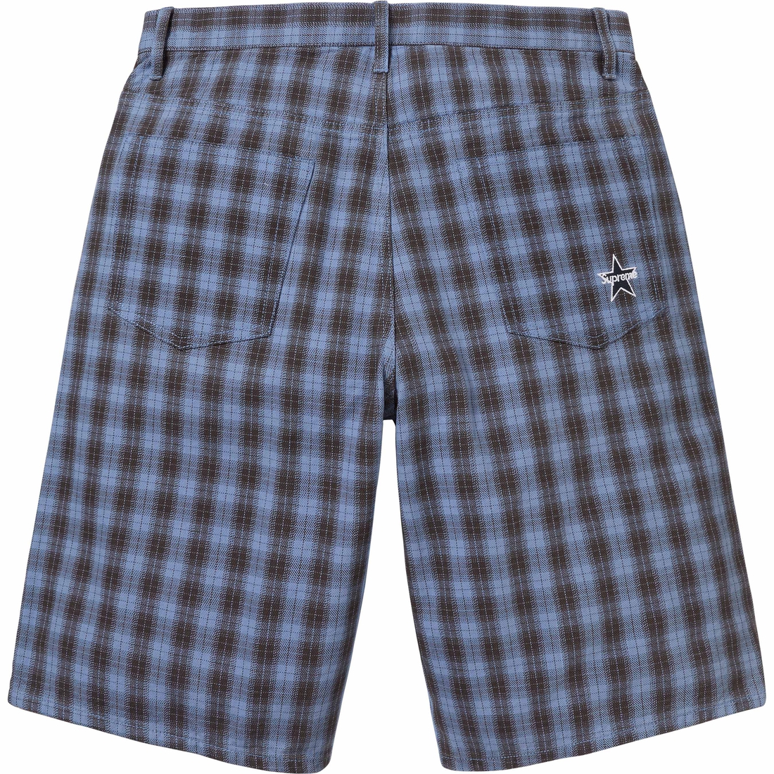 Details on Plaid Baggy Short Blue from spring summer
                                                    2024 (Price is $148)