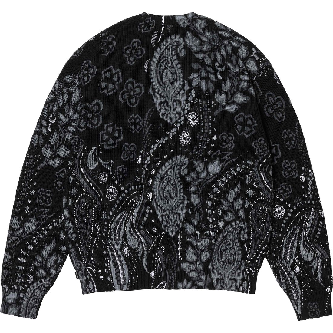Details on Printed Paisley Sweater Black from spring summer
                                                    2024 (Price is $138)