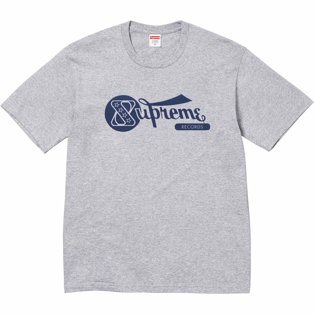 Details on Records Tee Heather Grey from spring summer
                                                    2024 (Price is $40)