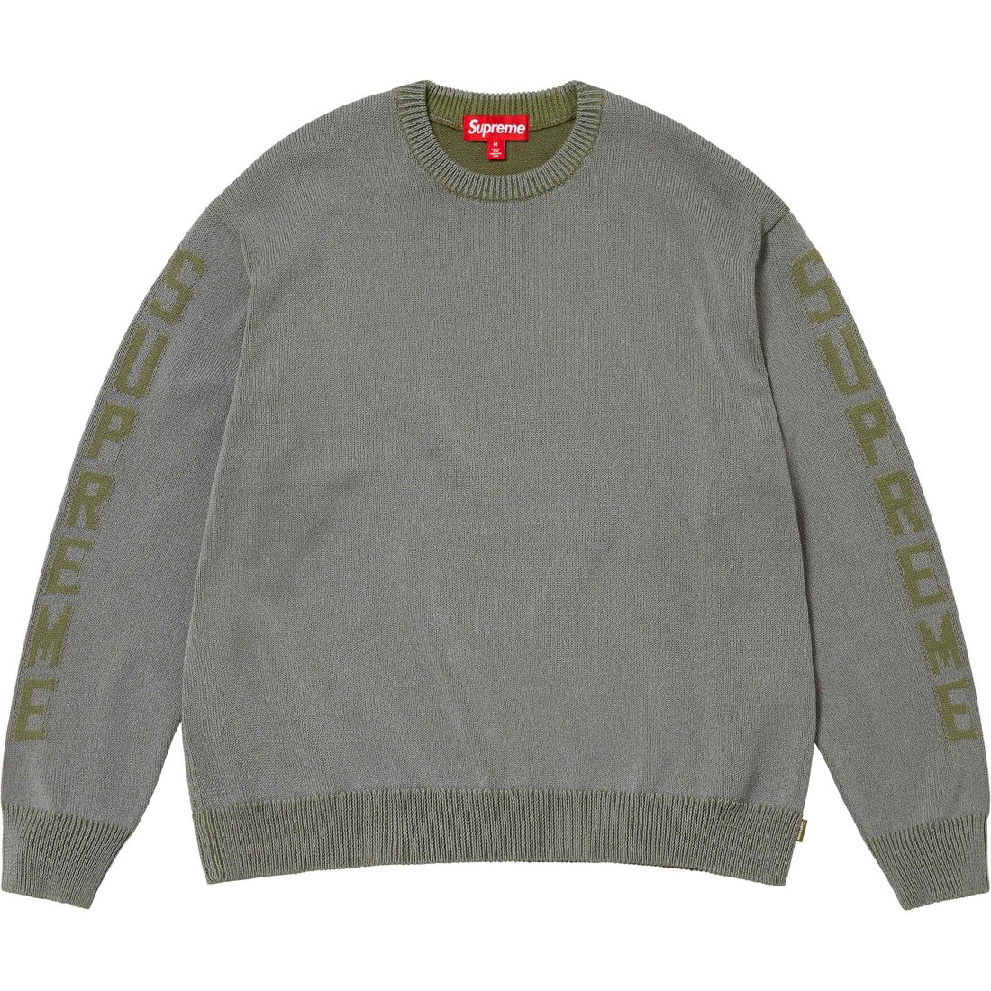 Details on Reflective Sweater Olive from spring summer
                                                    2024 (Price is $148)
