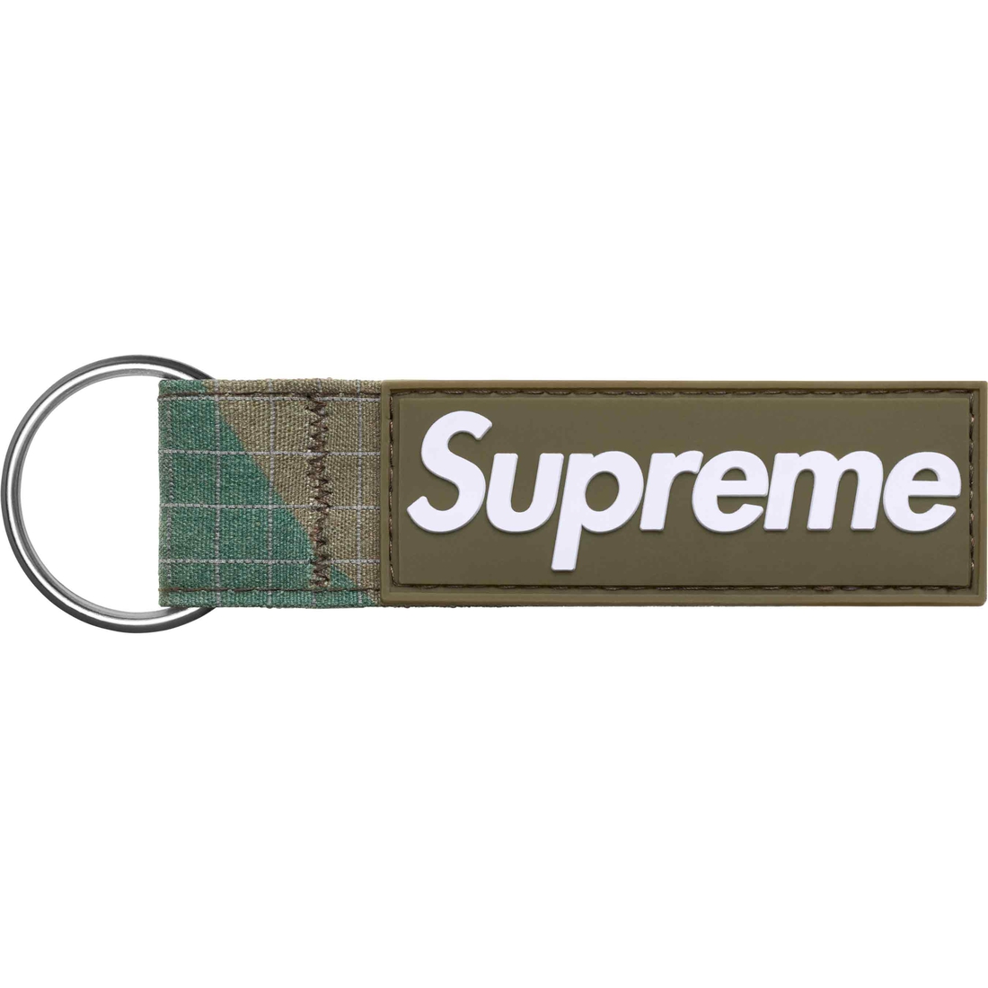 Details on Ripstop Keychain Woodland Camo from spring summer
                                                    2024 (Price is $18)