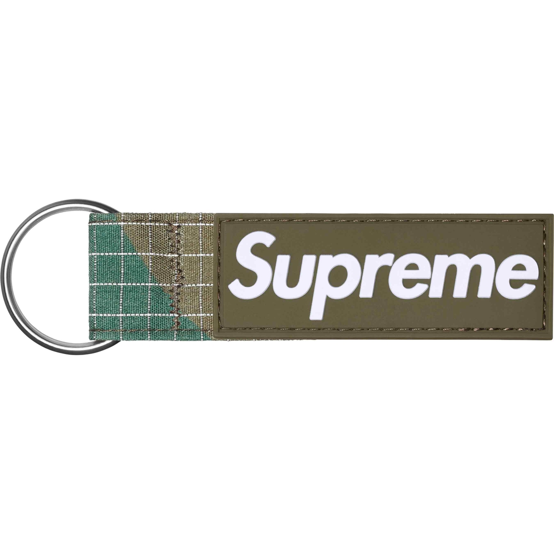 Details on Ripstop Keychain Woodland Camo from spring summer
                                                    2024 (Price is $18)
